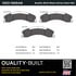 1003-1565AM by MPA ELECTRICAL - Quality-Built Black Series Semi-Metallic Brake Pads