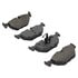 MPA Electrical 1000-0763M Disc Brake Pad Set Quality-Built Disc Brake Pad Set - Semi-Metallic