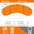 1000-0786M by MPA ELECTRICAL - Quality-Built Disc Brake Pad Set - Semi-Metallic
