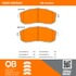 1000-0815AC by MPA ELECTRICAL - Quality-Built Disc Brake Pad Set - Ceramic