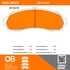 1000-0833C by MPA ELECTRICAL - Quality-Built Disc Brake Pad Set - Ceramic