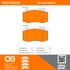 1000-0847M by MPA ELECTRICAL - Quality-Built Disc Brake Pad Set - Semi-Metallic