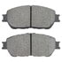 1000-0906AM by MPA ELECTRICAL - QB Semi-Metallic Brake Pads