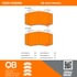 1000-0960M by MPA ELECTRICAL - QB Semi-Metallic Brake Pads