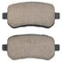 1000-1021C by MPA ELECTRICAL - Quality-Built Disc Brake Pad Set - Ceramic