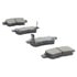 MPA Electrical 1000-1088M Disc Brake Pad Set QB Semi-Metallic Brake Pads