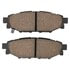 1000-1114C by MPA ELECTRICAL - Quality-Built Disc Brake Pad Set - Ceramic