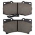 1000-1119M by MPA ELECTRICAL - QB Semi-Metallic Brake Pads