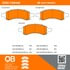1000-1169AM by MPA ELECTRICAL - Quality-Built Disc Brake Pad Set - Semi-Metallic