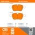 1000-1241M by MPA ELECTRICAL - Quality-Built Disc Brake Pad Set - Semi-Metallic