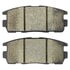 1000-1275M by MPA ELECTRICAL - Quality-Built Disc Brake Pad Set - Semi-Metallic
