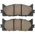 1000-1293C by MPA ELECTRICAL - Quality-Built Disc Brake Pad Set - Ceramic