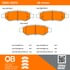 1000-1337C by MPA ELECTRICAL - Quality-Built Disc Brake Pad Set - Ceramic