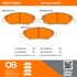 1000-1345M by MPA ELECTRICAL - QB Semi-Metallic Brake Pads