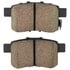 1000-1451C by MPA ELECTRICAL - Quality-Built Disc Brake Pad Set - Ceramic