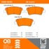 MPA Electrical 1000-1812C Disc Brake Pad Set QB Ceramic Brake Pads