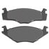 1001-0280M by MPA ELECTRICAL - Quality-Built Premium Semi-Metallic Brake Pads w/ Hardware