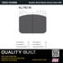 1003-0145M by MPA ELECTRICAL - Quality-Built Disc Brake Pad, Black Series, Semi-Metallic