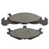 1003-0219M by MPA ELECTRICAL - Quality-Built Disc Brake Pad Set - Black Series, Semi-Metallic, with Hardware