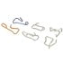1003-0219M by MPA ELECTRICAL - Quality-Built Disc Brake Pad Set - Black Series, Semi-Metallic, with Hardware