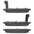 1003-0323AC by MPA ELECTRICAL - Quality-Built Black Series Ceramic Brake Pads w/ Hardware