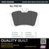 1003-0340M by MPA ELECTRICAL - Quality-Built Disc Brake Pad, Black Series, Semi-Metallic