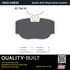 1003-0493C by MPA ELECTRICAL - Quality-Built Black Series Ceramic Brake Pads