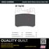1003-0495M by MPA ELECTRICAL - Quality-Built Black Series Semi-Metallic Brake Pads