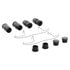 1003-0517M by MPA ELECTRICAL - Quality-Built Black Series Semi-Metallic Brake Pads w/ Hardware