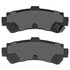 1003-0669C by MPA ELECTRICAL - Quality-Built Black Series Ceramic Brake Pads w/ Hardware