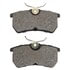 1003-0886C by MPA ELECTRICAL - Quality-Built Black Series Ceramic Brake Pads