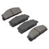 1000-0054AM by MPA ELECTRICAL - Quality-Built Disc Brake Pad Set - Semi-Metallic