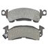 1000-0052M by MPA ELECTRICAL - Quality-Built Disc Brake Pad Set - Semi-Metallic