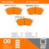 1000-0256M by MPA ELECTRICAL - Quality-Built Disc Brake Pad Set - Semi-Metallic
