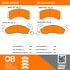 1000-0310M by MPA ELECTRICAL - QB Semi-Metallic Brake Pads