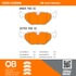 1000-0396M by MPA ELECTRICAL - QB Semi-Metallic Brake Pads