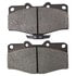MPA Electrical 1000-0410M Disc Brake Pad Set QB Semi-Metallic Brake Pads