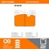 1000-0445M by MPA ELECTRICAL - QB Semi-Metallic Brake Pads