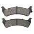 1000-0667M by MPA ELECTRICAL - Quality-Built Disc Brake Pad Set - Semi-Metallic