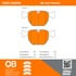 1000-0681M by MPA ELECTRICAL - Quality-Built Disc Brake Pad Set - Semi-Metallic
