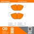 1000-0682M by MPA ELECTRICAL - QB Semi-Metallic Brake Pads