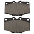 1001-0137C by MPA ELECTRICAL - Quality-Built Disc Brake Pad, Premium, Ceramic, with Hardware