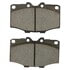 1001-0137AC by MPA ELECTRICAL - Quality-Built Premium Ceramic Brake Pads w/ Hardware