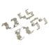 1001-0334C by MPA ELECTRICAL - Quality-Built Premium Ceramic Brake Pads w/ Hardware