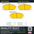 1001-0334C by MPA ELECTRICAL - Quality-Built Premium Ceramic Brake Pads w/ Hardware