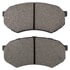 1001-0389M by MPA ELECTRICAL - Quality-Built Premium Semi-Metallic Brake Pads w/ Hardware