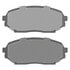 1001-0525M by MPA ELECTRICAL - Quality-Built Premium Disc Brake Pad Set - Semi-Metallic, with Hardware