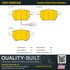 1001-0687AM by MPA ELECTRICAL - Quality-Built Premium Disc Brake Pad Set - Semi-Metallic, with Hardware