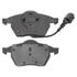 1001-0687AM by MPA ELECTRICAL - Quality-Built Premium Disc Brake Pad Set - Semi-Metallic, with Hardware