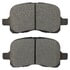 1001-0741M by MPA ELECTRICAL - Quality-Built Premium Disc Brake Pad Set - Semi-Metallic, with Hardware